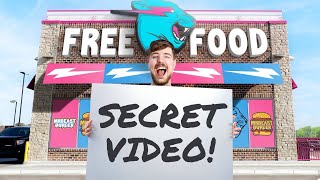 MrBeast Worlds Largest Burger SECRET VIDEO [upl. by Dudden648]