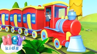 The Train Song for kids 🚂 Trains for children  HeyKids  nursery rhymes [upl. by Dever695]