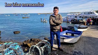 Las islas normandas en donde viven 11 personas Îles Chausey Francia [upl. by Leaffar711]