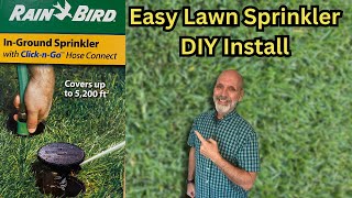 Easy DIY Install Rain Bird Click and Go Sprinkler System in Minutes [upl. by Nnayram]