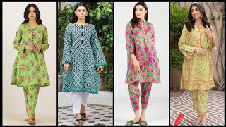 Latest Printed dress Designs 2024 dress Designs  kameez Ke Design  Latest Frock Design [upl. by Ayadahs]