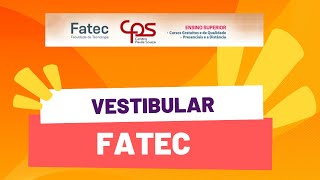 VESTIBULAR DA FATEC 2024 [upl. by Zacherie350]