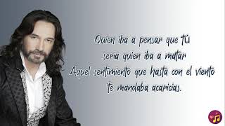 Si ya no te vuelvo a ver  Marco Antonio Solís LetraLyrics [upl. by Aynatal]