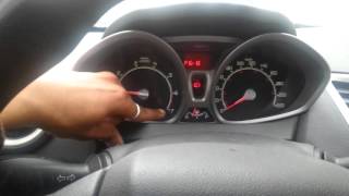 How to enter hidden menu in Ford Fiesta [upl. by Toll]