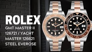 Rolex Yachtmaster 40 amp GMT Master II Steel Everose Gold  SwissWatchExpo [upl. by Nahgem394]