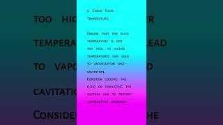 Understanding Pump Cavitation Indicators amp Fixes Explained 🚀 doubtanddiscussion pumps chemical [upl. by Isied194]