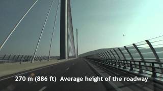 Driving across The Millau Viaduct 2011 [upl. by Eicyal]