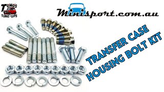 Minisport  Transfer case housing bolt kit  Classic Mini Parts [upl. by Edurtreg]