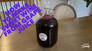 How to make wine from grape juice at home [upl. by Aikcin]