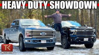 Which HD Truck is Best 2024 Chevy Silverado 2500 High Country vs Ford F250 Limited Diesel [upl. by Scarlett]