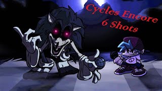 Cycles Encore  6 shots Gameplay  Instrumental Only  FNF Vs Lord X FNF ModSonicEXE Cover [upl. by Nileuqaj]