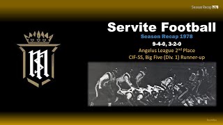 Servite Football 1978 [upl. by Odlaner143]