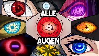 Alle AugenDojutsus In Naruto amp Boruto Erklärt [upl. by Sorips]