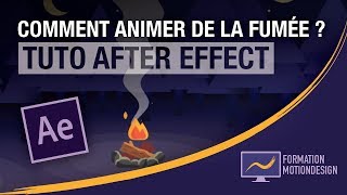 Animation de fumée avec After Effect  Tuto animation 2d After Effect [upl. by Aihsilat]