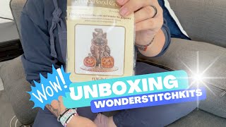 Flosstube 44 Unboxing Wonderstitchkits [upl. by Grosmark671]