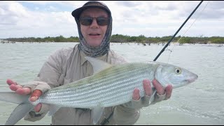 Fly Fishing for Bonefish in Cayo Cruz Cuba February 2020 [upl. by Delly]