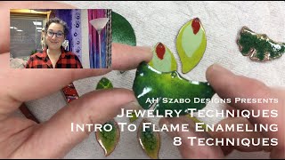 Intro to Enameling 8 simple techniques [upl. by Anotal186]