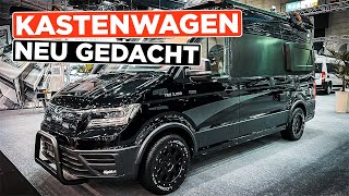 Genialer Wohnmobil Grundriss 2023 MegaMobil Mega Lounge 600 Kastenwagen  Caravan Salon [upl. by Nogam]