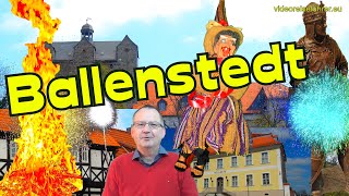 HARZ  Ballenstedt🌄Harz😎Wiege Anhalts😃🌄🏰Sehenswürdigkeiten per Videoreiseführer🏰Schloss😃 Schlosspark [upl. by Harehs]