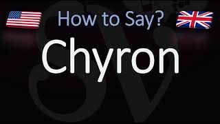 How to Pronounce Chyron CORRECTLY [upl. by Ahsienyt933]