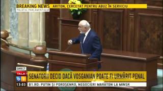 Vosganian peldoarie in Senat [upl. by Adal]