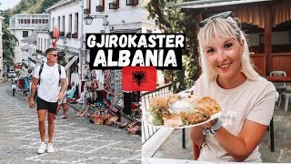 ALBANIAS Most BEAUTIFUL City Exploring Gjirokaster and Eating Local Foods [upl. by Marola]