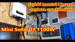 53 Montaż i uruchomienie falownika Sofar TL1100W [upl. by Navnod991]