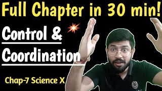 Class 10th Science Chapter7 Control amp Coordination One shot Nerve cell Neuron Brain Abhishek sir [upl. by Elletnohs670]