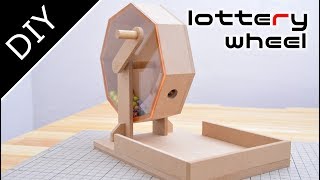 How to make a lottery wheel ”Garapon” [upl. by Puna159]