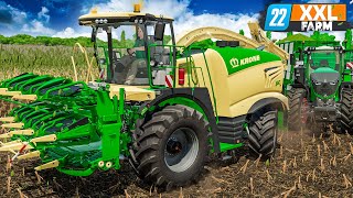 LS22 Start der MAISERNTE  XXL Farm 77  FARMING SIMULATOR 22 [upl. by Amolap]