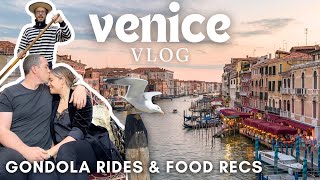 Venice Travel Vlog  romantic gondola rides best restaurants exploring San Marco Square [upl. by Haraz]