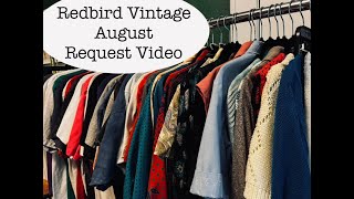 Redbird Vintage Box August Request Video [upl. by Lenci]