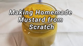 Making Homemade Mustard from Scratch [upl. by Eentruoc370]