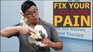 Tailbone Pain The Best Exercise To FIX It  Coccyx Heel Press [upl. by Durrace]