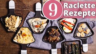 Die 9 leckersten Raclette Rezepte [upl. by Lusa421]