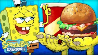 31 Ways to Deliver a Krabby Patty 🍔  SpongeBob [upl. by Inanuah425]