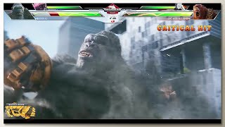 Godzilla amp Kong vs Scar King amp Shimu with Healthbars  GxK 2 TNE Trailer  Concept Game UI 6 [upl. by Andra]