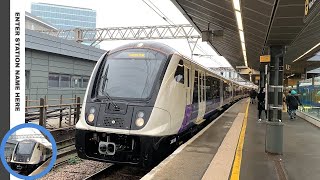 trains at stratford DLR tube national rail TfL rail and London overground [upl. by Gnilsia857]