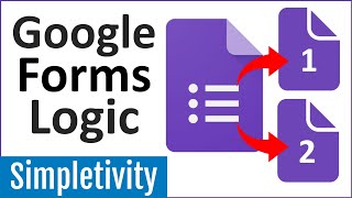 How to use Skip Logic in Google Forms Section Branching Tutorial [upl. by Martelle53]