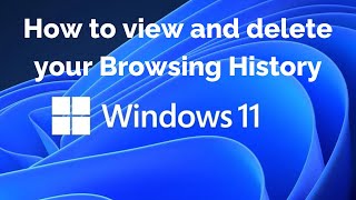 HOW TO VIEW AND DELETE YOUR BROWSING HISTORY [upl. by Drofliw]