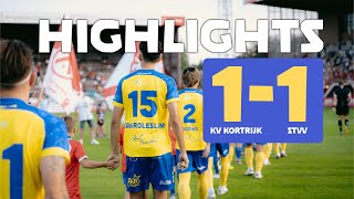 HIGHLIGHTS l KV Kortrijk  STVV l 11 [upl. by Ahsino]