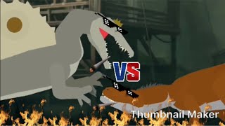 SPINOSAURUS VS GIGANOTOSAURUS ANIMATION [upl. by Adore]