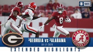 3 Georgia Bulldogs vs 2 Alabama Crimson Tide Extended Highlights  CBS Sports HQ [upl. by Mani]