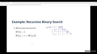 JMU CS240 Solving Recurrences [upl. by Adianes378]