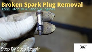 Ford 3V 46 54 Spark Plug Removal [upl. by Kenley800]