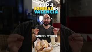 TOP 4 COMIDAS TÍPICAS DE VALENCIA DEBES PROBAR TODO ESTO 🥘🇪🇸 [upl. by Etterual]