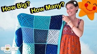 How Many Granny Squares Do You Need For a Blanket [upl. by Schnorr]