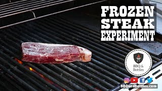 Grilling A Steak from Frozen Experiment [upl. by Morita]