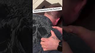 Tailbone amp Backbone pain treatment via chiropractic tailbonepain tailbonepaintreatment coccyxpa [upl. by Lativa339]