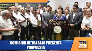 Comisión de Trabajo presenta propuesta [upl. by Sdlonyer]